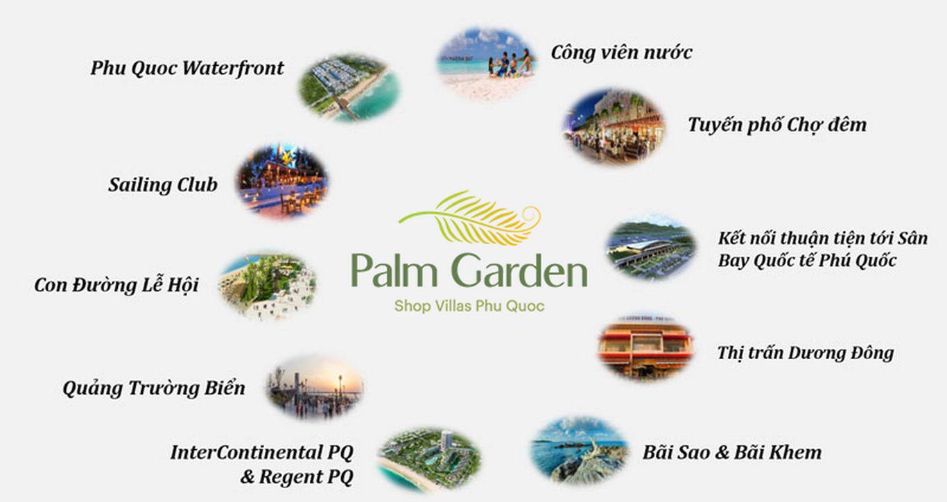 tien ich ben ngoai du an palm garden shop villas phu quoc