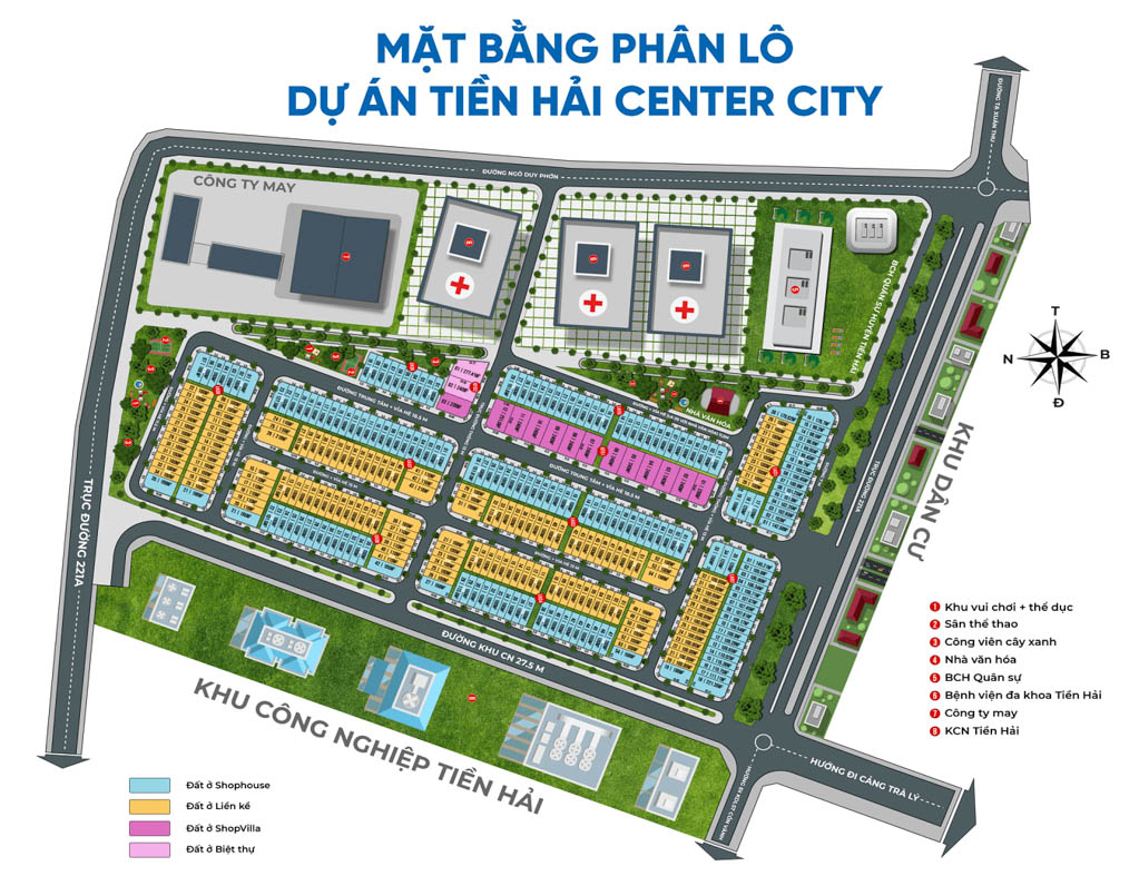 mat bang tien hai center city
