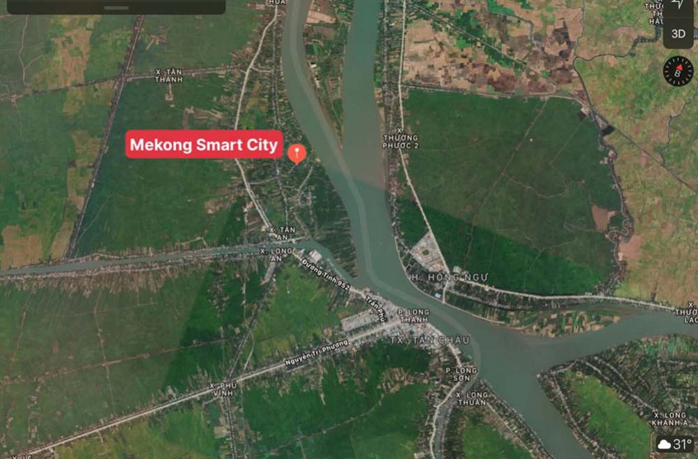 vi tri du an mekong smart city
